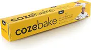 Coze Baking Paper (Length 20 metres) | Pack of 1 | 100% Oven & Microwave Safe Upto 240°C | No Added Wax or Coating | 100% Food Safe, FDA Approved | Butter Paper Roll | Parchment Paper for Baking Cake