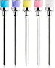 Acycoin2A 5PCS Nail Drill Bit Cleaning Brushes for Nail Electric Drilling Machine Cutter Dust Remover Nail Art Tool