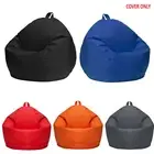 39.4"x47.2" Waterproof Bean Bag Chair Cover No Filler Lazy Lounger Couch Sofa