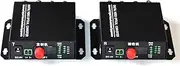 1 Pair Fiber Video Optical transceiver 4 Channel Pure Video Optical transceiver FC Port Single Mode Single Fiber 20KM
