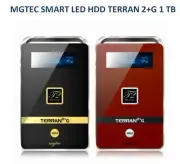 MGTEC TERRAN 2+G Smart External HDD Portable Hard Disk 1 TB LED Monitor USB 3.0