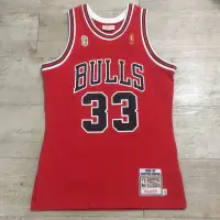 在飛比找蝦皮購物優惠-M&N Scottie Pippen Chicago Bul