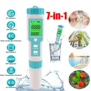 PH/TEMP/ORP/EC/S.G/Salinity Digital PH Meter TDS Meter Digital Tester Pen