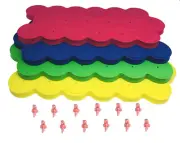 1.625 inch Cloning Collars 72 Pack and 12 Aeroponic Cloner Sprayers for Clone...