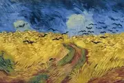 VINCENT VAN GOGH'S Wheatfield with Crows (1890) 4x6 GLOSSY PRINTED POSTCARD