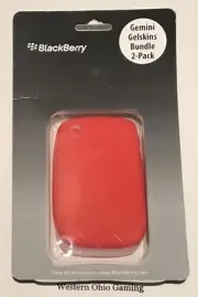 BlackBerry Gemini Gelskins Bundle Red White 2-Pack NEW Check Compatibility