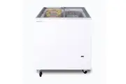Bromic Display Chest Freezer - 191L - Flat Glass Top