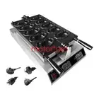5 X Crab Shape Waffle Maker Machine Temperature Adjustable Non-Stick 3000W 220V