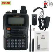 For YAESU VX-6R Transceiver UHF VHF Radio IPX7 Mobile Walkie Talkie For Driving