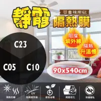 在飛比找momo購物網優惠-【台灣節能膜】靜電隔熱膜 C10-C05-C23固定尺寸 滿