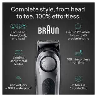 [4美國直購] Braun AIO7420 11合1 多功能造型器 電動刮鬍刀 Series 7 7420 1年保固