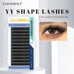 ANJOSIRMA YY SHAPE EYELASH EXTENSIONS PREMIUM C/D/DD CURL 黑色