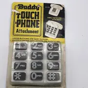 Buddy Touch Tone Phone Attachment Large Number Button panel NOS NIB