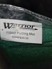 6 Foot Indoor Putting Mat NEW in Bag By WARRIOR with Putting Cup $49.99 New
