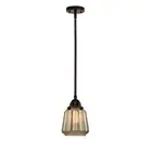 Innovations Chatham 6" Mini Pendant, LED, ORB/MC/Ribbed - 288-1S-OB-G146-LED