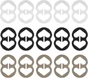 Fnoko Bra Strap Clips Anti-Slip Buckles Conceal Straps - for Back for Women 15 Pack