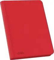 9-Pocket Zipfolio, Xenoskin, Red