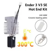 Hot End Hotend Extruder Nozzle Kit for Creality Ender 3 V3 SE 3D Printer 24V 60W
