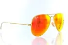 Ray-Ban RB3025 112/69 Gold Aviator Brown Mirrored 58mm Non-Polarized Sunglasses