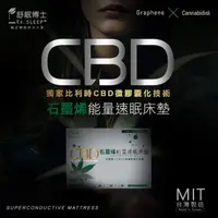 在飛比找momo購物網優惠-【舒眠博士】CBD石墨烯能量速眠床墊