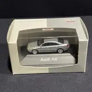 Audi A8 4.2 quattro D3 4E 2002-05 ebonyschwarz Gray metallic 1:87 Herpa