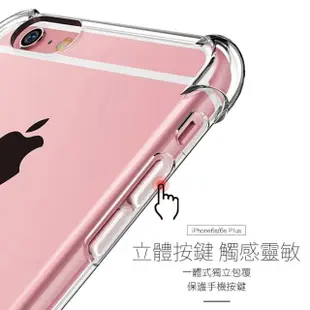 iPhone6S 6Plus 手機保護殼透明四角防摔空壓保護套款(買殼送膜 6Plus 6SPlus)