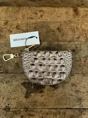 Brahmin Britt Silver Lining Melbourne Leather Coin Wallet---NWT