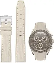 [AIYIRUO] Watch Straps Compatible with Omega x Swatch Strap MoonSwatch, Replacement Strap 20 mm Rubber Omega X Swatch Moonswatch Speedmaster Replacement Strap, Bracelet for Men and Women