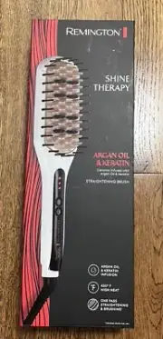 Remington Shine Therapy Argan Oil & Keratin Straightening Brush