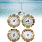 4 Pieces Barometers Clock Meter Thermometer Hygrometer Kit Set Weather