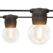 17m Solar Festoon Lights Outdoor LED String Light Christmas Wedding Decor 2 Pack