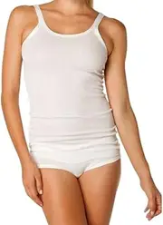 [Bonds] Womens 2 Pairs Cumfy Tube Long Rib Top White Plus Size Underwear Singlet