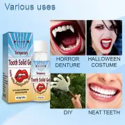 Temporary Tooth Repair Kit Teeth Gaps False Teeth Solid Glue Denture Adhesive CR