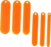 GOOHOCHY Fishing Netting Shuttle Set 6pcs Netting Needle Shuttles Plastic Repair Tools for Fish Net Net Repair Needle Ideal for Anglers