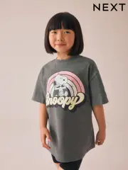 Grey Snoopy Peanuts License Graphic T-Shirt (3-16yrs) (F13907) | $17 - $23