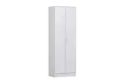 Nova 2-Door Multi-Purpose 5-Tier Cupboard Storage Cabinet - White
