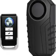 Loud 113dB w/Remote Control Anti-Theft Vibration Wireless Bike Motorcycle Alarm