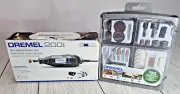 ! NEW DREMEL 200 Series 1.15 Amp Dual Speed Corded Rotary Tool & EXTRA Bit Kit !