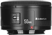 Yongnuo YN 50mm F/1.8 AF/MF Large Aperture Auto Focus Lens for Canon EF Mount EOS Camer