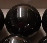 NO sticker - New, Unused Belgian Aramith Billiard Ball SOLID BLACK 2-1/4", 6 oz