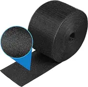 WILLBOND 1 Pcs 24 Feet Black Nylon Cable Floor Strip Carpet Cord Cover Cable Management, Protect Cords Prevent Trip Hazard