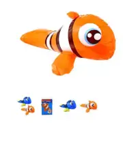 Splash & Swim Inflatable orange clown fish