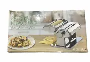 2 in 1 Pasta Maker with Pasta Rack, Lynndia Pasta Machine with 9 Dough Rollers