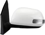 Car Automatic Folding Electric Headting Rear View Mirror Auto Side Mirror Rearview Assembly Compatible For Toyota RAV4 2010 2011 2012 2013(7pin Left White)