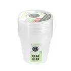 8pc Lemon & Lime Reusable Takeaway Food Storage Container Round Box 700ml Clear