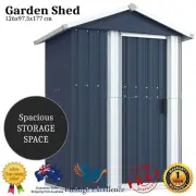 Outdoor Garden Shed Galvanised Steel Storage Workshop Cabin Tool Equipment House