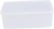 Alipis Single Layer Plastic Crisper Rectangular Storage Box Airtight Dry Food Storage Containers