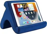 Tablet Pillow Stand Holder Dock for Bed with 3 Viewing Angles , Compatible with all tablets ,Phones and iPad Pro 9.7, 10.5,12.9 Air Mini 4 3, Kindle, E-Reader and books(Navy)
