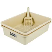 Catmate 3 Piece Sieve Litter Tray- Charcoal