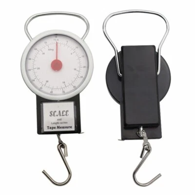 No Battery Mechanical Fishing Scale with Tape Measure Compact and Reliable